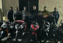Polres Minut Bubarkan Aksi Balap Liar di Desa Mapanget