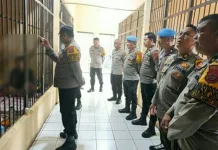 Kapolres Tomohon Gelar Sidak di Rutan Mapolres