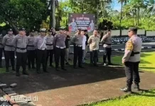 Pengamanan Hari Raya, Polres Minut Siagakan Ratusan Personil