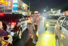 Satlantas Polres Tomohon Siaga Urai Kepadatan di Pusat Kota