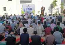 Salat Idul Fitri WBP di Lapas Kelas IIB Bitung