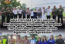 Suasana Perayaan Idul Fitri 1447 H di Lolayan Berlangsung Aman dan Tertib