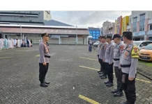 Kapolsek Wenang Pimpin Pengamanan Sholat Idul Fitri 1447 H