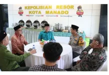 Polresta Manado Gelar Halal Bihalal Bersama Forkopimda, Ormas, dan Anak Yatim