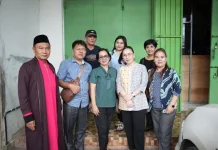 Kunjungan Silaturahmi Wabup Vanda Sarundajang di Langowan
