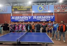 Turnamen Tenis Meja HOT CUP Sukses Digelar