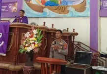 Mimbar Kamtibmas Polsek Singkil di GMIM Yarden, Perkuat Sinergi dan Kerukunan