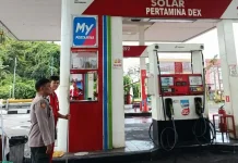 Polsek Mapanget Awasi Pendistribusian BBM Bersubsidi di Sejumlah SPBU