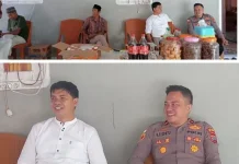 Kapolsek Manganitu Selatan Sambangi Kediaman Kapitalaung Ngalipaeng II