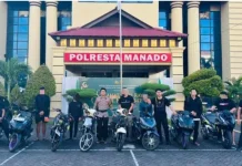 Polresta Manado Tertibkan Aksi Balap Liar di Wilayah Mapanget