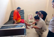 Sie Dokkes Polres Kotamobagu Periksa Kesehatan Tahanan Secara Intensif