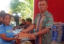 Subsidi Bapok, Pemkab Minut Gelar Pasar Murah di Desa Ponto Wori