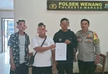Polsek Wenang Selesaikan Aduan Kehilangan Handphone Melalui Mediasi