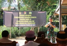 Kodim 1303/Bolmong Laksanakan Ground Breaking Jembatan Perintis Garuda Tahap III