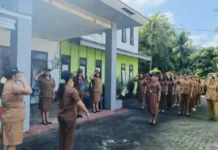 UPTD Puskesmas Batu Gelar Apel Perdana usai Libur Nasional