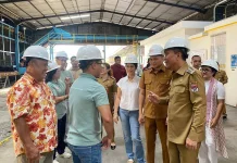 Kunker Bupati Minsel ke PT Sasa Inti