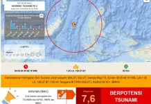 Gempa Magnitudo 7,6 SR Guncang Sulawesi Utara Berpotensi Tsunami