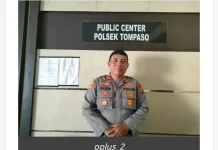 Kapolsek Tompaso Siap Mengamankan  Tahapan Pemilihan Hukum Tua