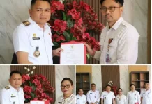 Ronald Kandoli Serahkan SK Plt Dua Jabatan Strategis di Pemkab Mitra