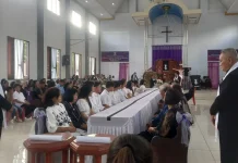Ibadah Perjamuan Kudus Jemaat Ruth Matungkas Berlangsung Hikmat