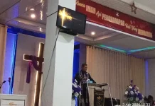 Jumat Agung di Bethany Kawangkoan Berlangsung Khidmat