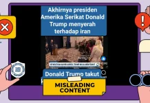 [Hoaks!] Trump Menyerah ke Iran, Ini Faktanya
