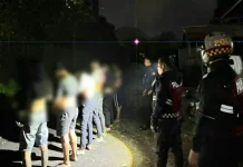 Tim Raimas Pantera Polres Tomohon Bubarkan Pesta Miras di Kinilow