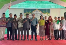Halal bi Halal dan Pengukuhan Pengurus Masjid Nurul Hikmah Watudambo