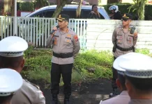 Kapolresta Manado Pimpin Apel Pengamanan Selebrasi Paskah Pemuda GMIM 2026