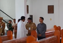 Wapres Gibran Kunjungi Gereja Katolik di Rumengkor yang  Terdampak Gempa M 7,6