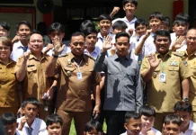 Wapres Gibran Tinjau Program MBG dan Lokasi Terdampak Gempa di Minahasa