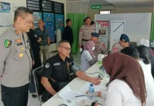 Bid Dokkes Cek Kesehatan Personil Pam Paskah Nasional