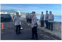 Kapolresta Manado Lakukan Pengecekan Personel PAM RI 2