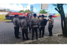 Polsek Tuminting Lakukan Pengamanan Kegiatan Selebrasi Paskah