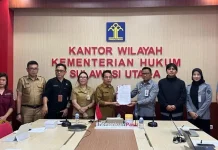 Kemenkum Sulut Harmonisasi Ranperbup Inspektorat Daerah Minahasa Tenggara
