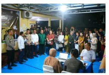 Wakil Menteri Kesehatan RI Tinjau Bakti Kesehatan Gratis di Polda Sulut