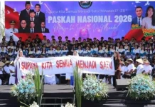 Bupati Ronald Kandoli Hadiri Paskah Nasional