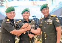 Dipimpin  Pangdam Merdeka, Jabatan Kasdam Diserahterimakan