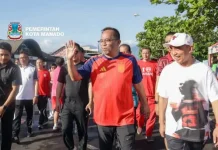 Hari Berolahraga Masyarakat di Manado