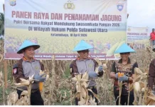 Kakorbinmas Hadir Perkuat Sinergi Tiga Pilar Bersama Petani di Kotamobagu