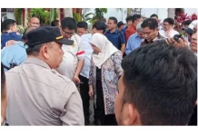Polsek Mapanget Pastikan Keamanan Kunjungan Menteri PKP RI