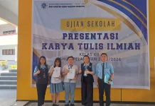 SMA Kristen Eben Haezar Manado Laksanakan Ujian Presentasi Karya Tulis Ilmiah