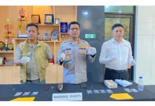 Polresta Manado Rilis Dua Kasus Peredaran Sabu