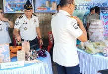 Kanwil Ditjenpas Sulut Gelar Bazar Hasil Karya Warga Binaan Pemasyarakatan