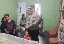 Kapolres Boltim Beri Dukungan Moril ke Keluarga Korban Penikaman