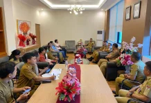Tim KKP Audiensi ke Bupati Wongkar Terkait Kampung Nelayan Merah Putih di Minsel