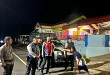 Polsek Wori Intensifkan Patroli Kamtibmas di Desa Lansa