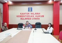 Kemenkum Sulut Ikuti Pembukaan Pelatihan Kepemimpinan Pengawas Angkatan CCVIII