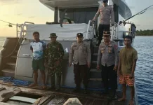 Aparat Gabungan Periksa Kapal Asing di Perairan Nanusa