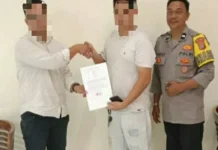 Polsek Wenang Selesaikan Kasus Penggoresan Mobil lewat Mediasi